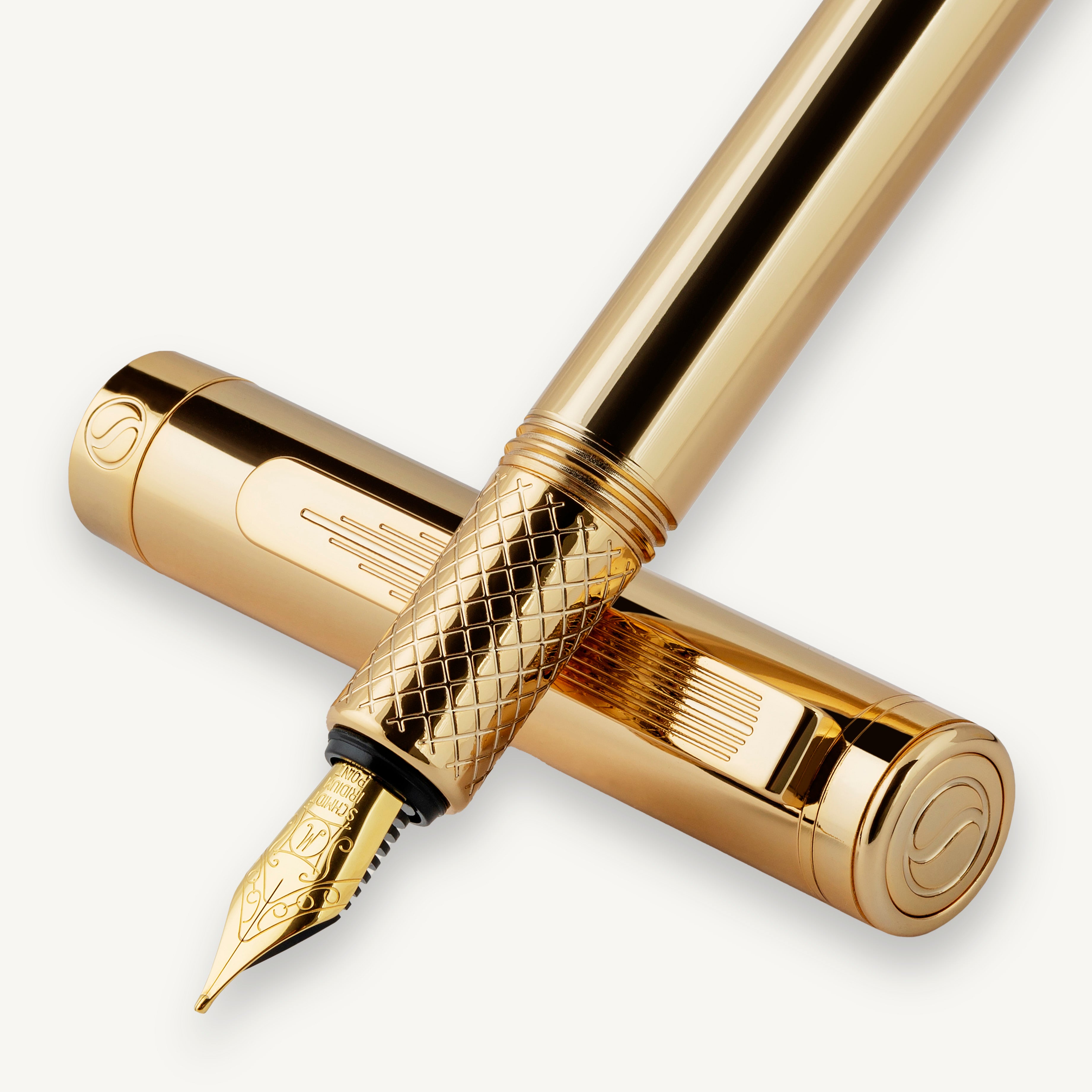 EDC Gold Fountain Pen - Medium Nib