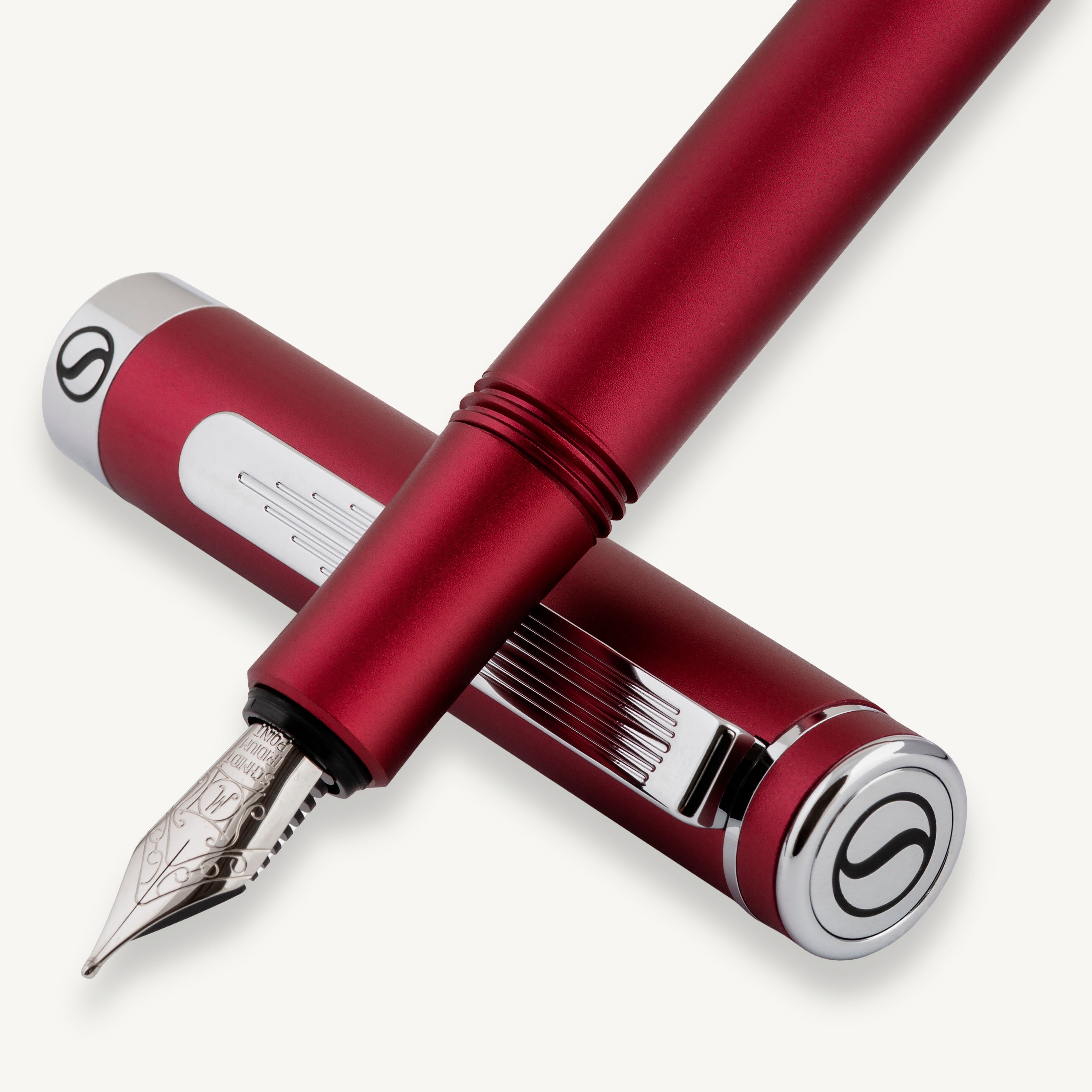 EDC Matte Red Fountain Pen - Medium Nib