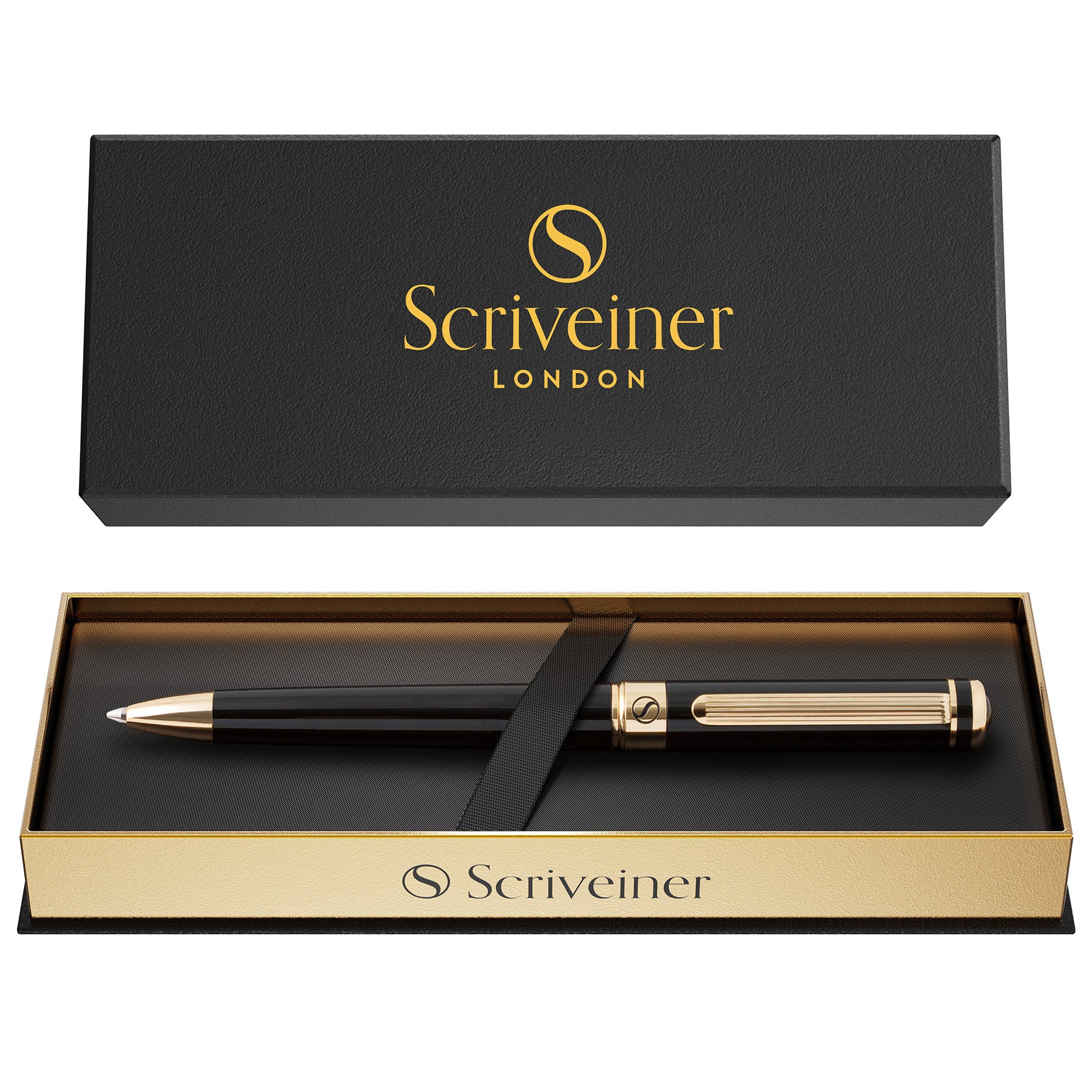 Classic Black Lacquer Ballpoint Pen