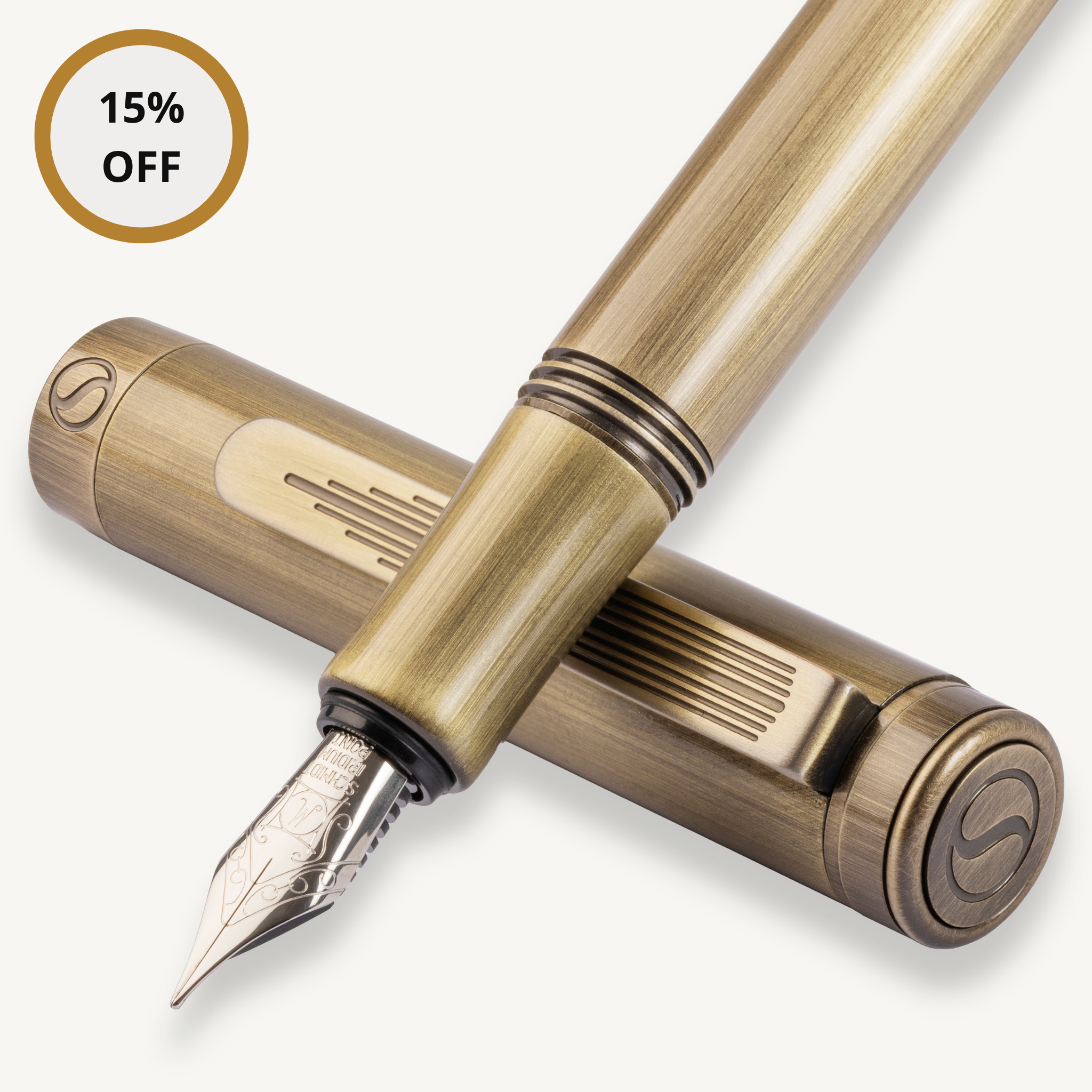 EDC Bronze Fountain Pen - Fine Nib