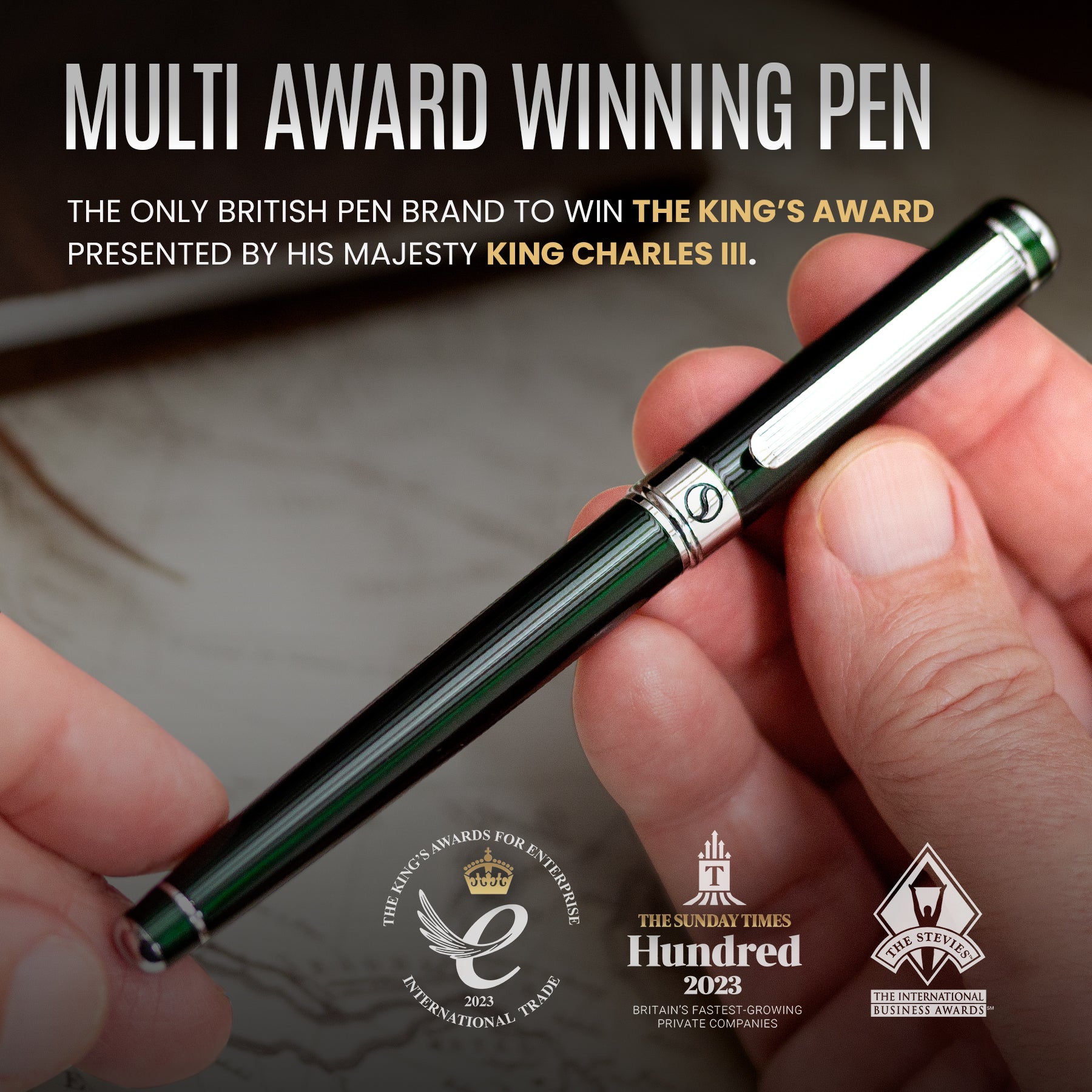 Scriveiner Classic British Racing Green Rollerball Pen